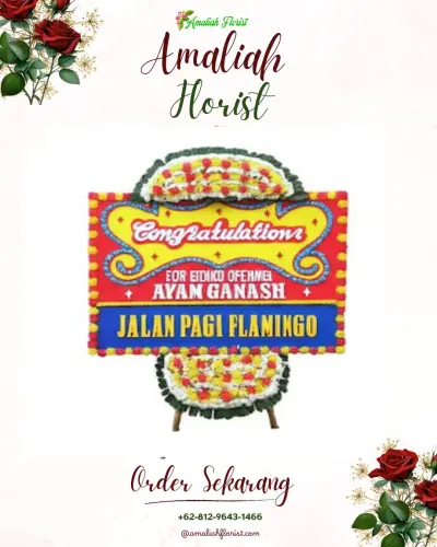 Bunga Papan Congratulation di Mintaragen